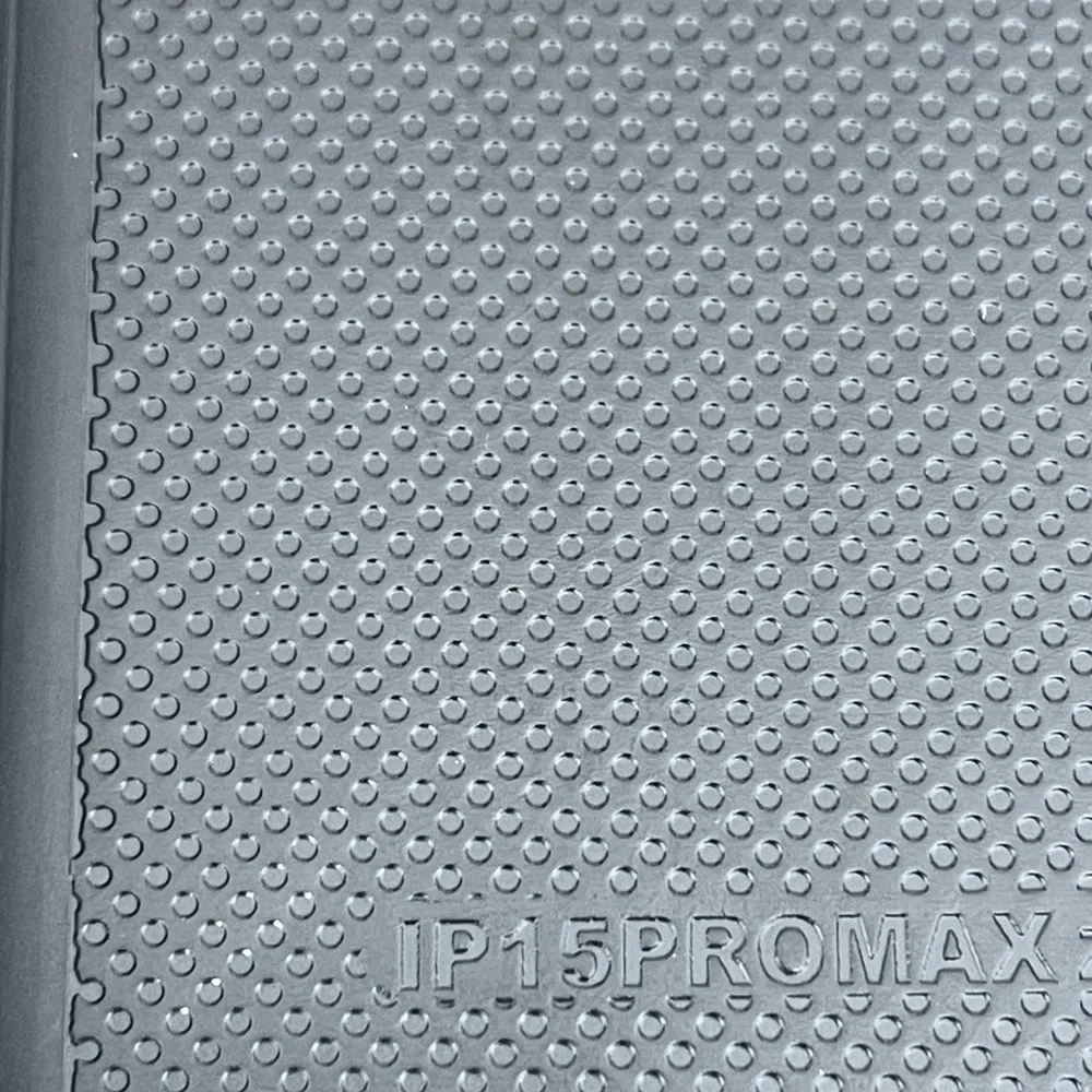 Elegant Black Checkered Case for 15 Pro Max